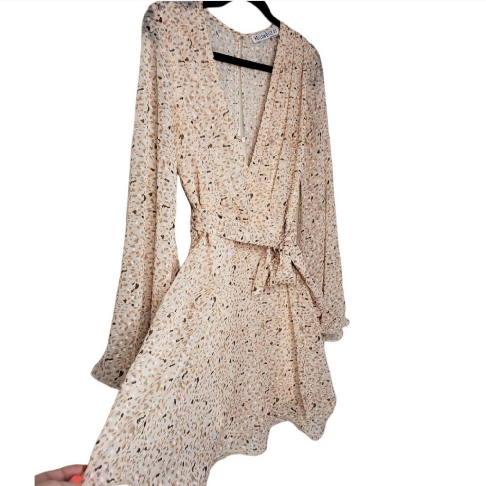 Hello Molly Speak a Little Louder Dress - speckled chiffon - Picture 4 of 16